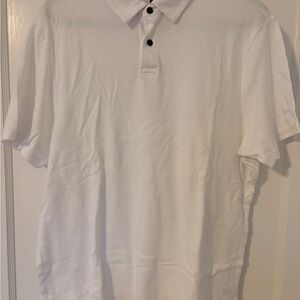 Banana Republic White Polo Shirt